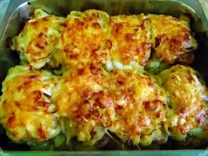 hagymás rakott karaj0