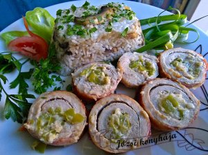 újhagymás krémsajtos borda1